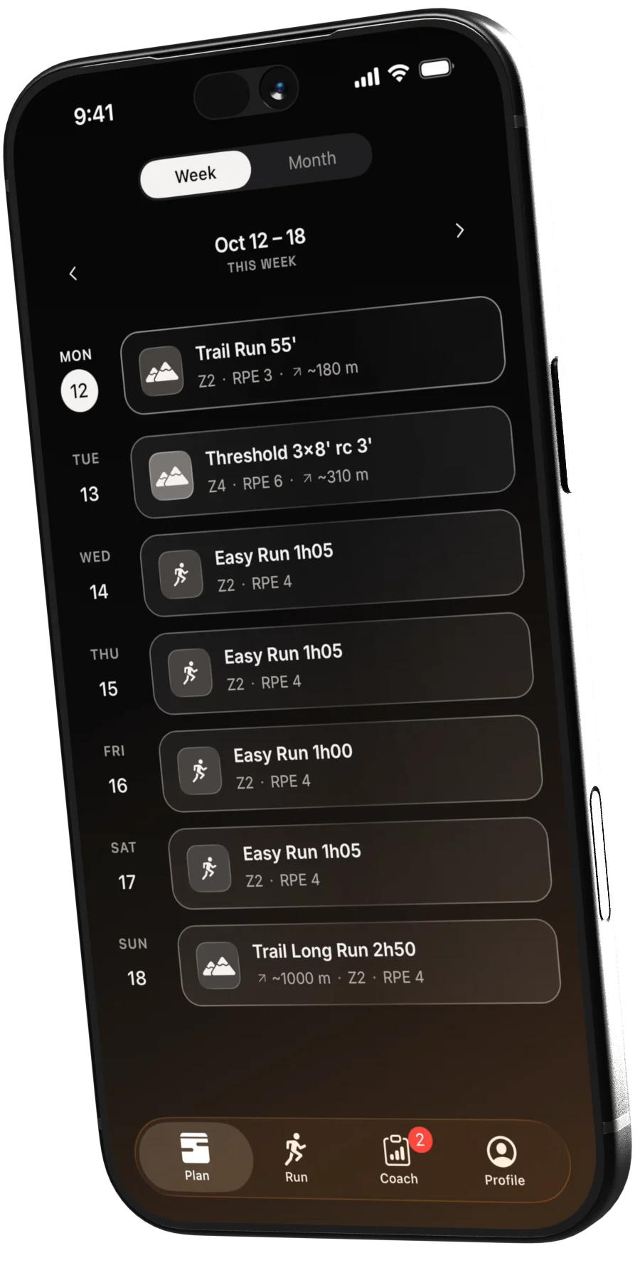 Uptrail’s Plan tab on an iPhone